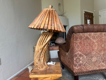 Load image into Gallery viewer, (2) Saguaro Cactus Wood Lamps