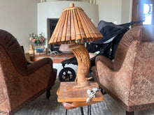 Load image into Gallery viewer, (2) Saguaro Cactus Wood Lamps