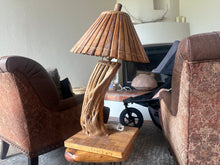 Load image into Gallery viewer, (2) Saguaro Cactus Wood Lamps