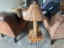 Load image into Gallery viewer, (2) Saguaro Cactus Wood Lamps