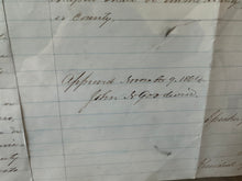 Load image into Gallery viewer, 1864 Arizona Territory Gambling Law Manuscript Signed Gov. Goodwin – 1st Legislature