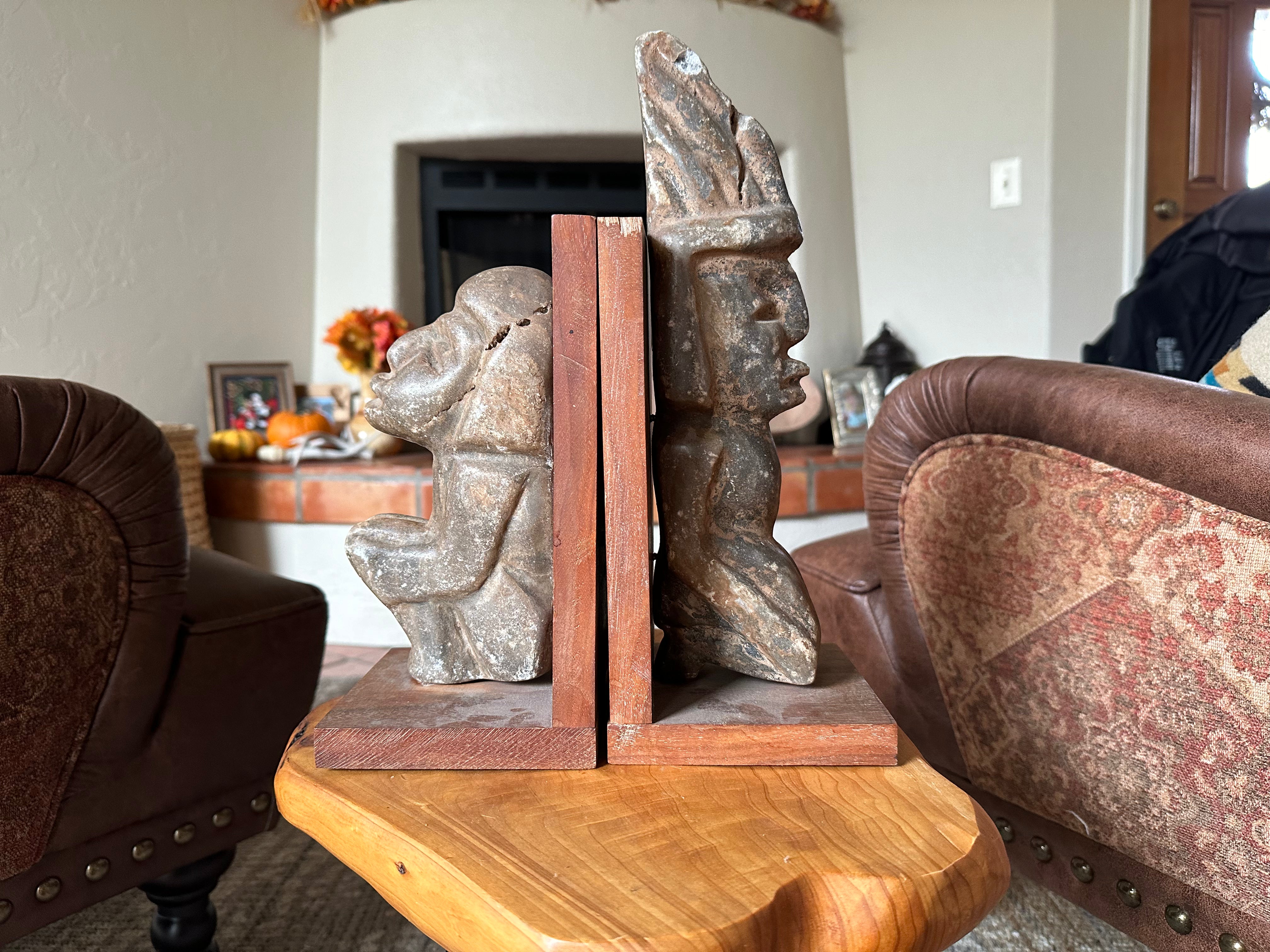 Stone PreColumbian Bookends Arizona Origins stone-precolumbian-bookends-arizona-origins