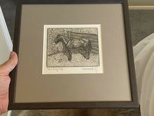 Load image into Gallery viewer, Pete Martinez Signed Etching - “His Day Off” Tucson, Cowboy Arizona Art