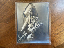 Load image into Gallery viewer, Original Hart Merriam Schultz (Lone Wolf) 1930s Photograph Arizona Montana Antique Rare Art