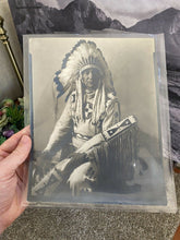 Load image into Gallery viewer, Original Hart Merriam Schultz (Lone Wolf) 1930s Photograph Arizona Montana Antique Rare Art
