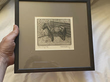 Load image into Gallery viewer, Pete Martinez Signed Etching - “His Day Off” Tucson, Cowboy Arizona Art