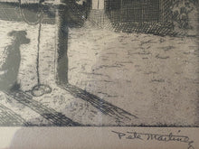 Load image into Gallery viewer, Pete Martinez Signed Etching - “His Best Friends” Tucson, Cowboy Arizona Art