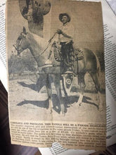 Load image into Gallery viewer, Pete Martinez Signed Etching - “His Day Off” Tucson, Cowboy Arizona Art