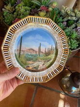 Load image into Gallery viewer, 1909 Rasmessen Curio Hand Painted Souvenir Plate (Tucson, AZ)