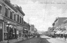 Load image into Gallery viewer, 1909 Rasmessen Curio Hand Painted Souvenir Plate (Tucson, AZ)