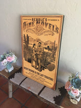 Load image into Gallery viewer, Oro Valley, AZ 1860 Beadle Dime Novel Canvas Print (Secret Wedding In The Last Territory)