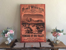 Load image into Gallery viewer, Pioneers of Oro Valley, AZ 1860 Beadle Dime Novel Canvas Print 20 x 30