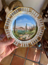 Load image into Gallery viewer, 1909 Rasmessen Curio Hand Painted Souvenir Plate (Tucson, AZ)