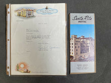 Load image into Gallery viewer, Antique Santa Rita Hotel and Brochure (Tucson, Arizona, Rare)