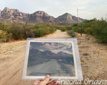 Load image into Gallery viewer, Historic 1926 Irwin Studios Oro Valley Arizona Canvas Print Santa Catalina Mountains Tucson (36 x 24)