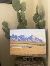 Load image into Gallery viewer, Antique Oro Valley, Arizona Maynard Dixon Canvas Print 1943 Santa Catalina Mountains Tucson History (12 x 16)