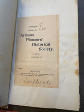 Load image into Gallery viewer, Original 1884 Court Calendar Tucson, Arizona Territory