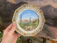 Load image into Gallery viewer, 1909 Rasmessen Curio Hand Painted Souvenir Plate (Tucson, AZ)