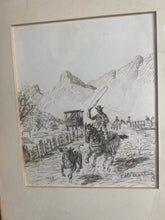Load image into Gallery viewer, Pete Martinez Original Pen & Ink Rodeo Tucson 1963
