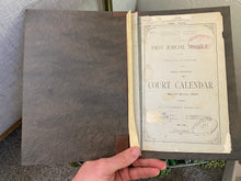 Load image into Gallery viewer, Original 1884 Court Calendar Tucson, Arizona Territory