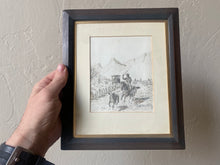 Load image into Gallery viewer, Pete Martinez Original Pen & Ink Rodeo Tucson 1963