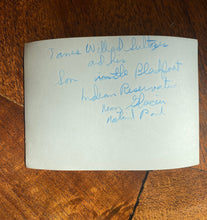 Load image into Gallery viewer, James Willard Schultz/ Lone Wolf Personal Photograph Collection (Signed)