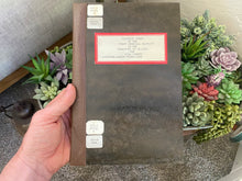 Load image into Gallery viewer, Original 1884 Court Calendar Tucson, Arizona Territory