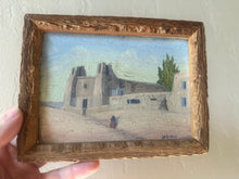 Load image into Gallery viewer, Antique Saguaro Frame Oil Paintings (2) by Emmanuel Pierre “LeBaron” Menager
