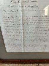 Load image into Gallery viewer, 1864 Arizona Territory Gambling Law Manuscript Signed Gov. Goodwin – 1st Legislature
