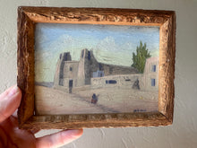 Load image into Gallery viewer, Antique Saguaro Frame Oil Paintings (2) by Emmanuel Pierre “LeBaron” Menager
