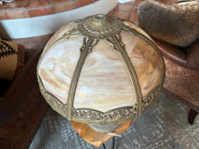 Load image into Gallery viewer, Early 20th Century Slag Glass Lamp
