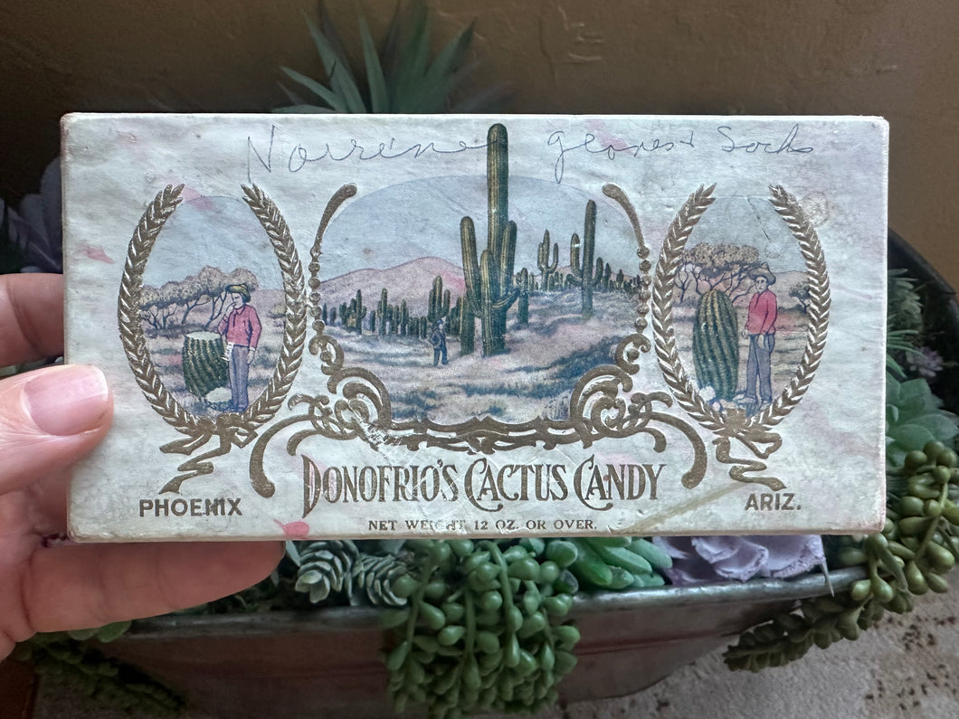 Donofrio’s Cactus Candy Original Box (circa 1910) Phoenix, AT