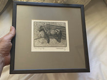 Load image into Gallery viewer, Pete Martinez Signed Etching - “His Day Off” Tucson, Cowboy Arizona Art
