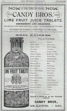 Load image into Gallery viewer, Candy Bros MFG 1900s Antique Medicine Bottle General Store Label
