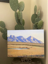 Load image into Gallery viewer, Antique Oro Valley, Arizona Maynard Dixon Canvas Print 1943 Santa Catalina Mountains Tucson History (12 x 16)
