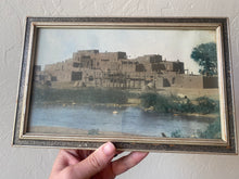 Load image into Gallery viewer, 1930’s Hand Tinted Taos Pueblo
