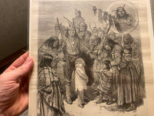 Load image into Gallery viewer, Frank Leslie’s Newspaper: New Mexico - An Incident of the Apache War (Original)
