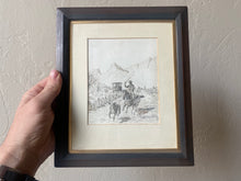 Load image into Gallery viewer, Pete Martinez Original Pen &amp; Ink Rodeo Tucson 1963
