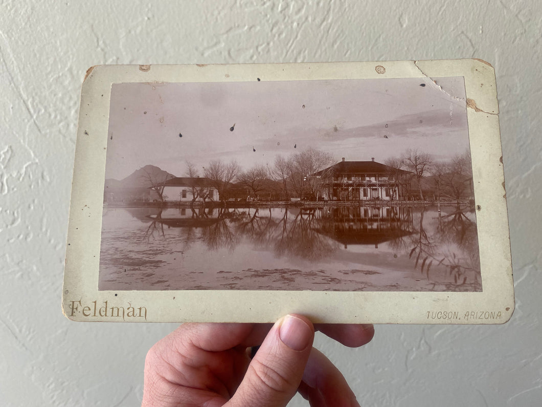 1888 Feldman Silver Lake Tucson, Arizona Territory Boudoir Card